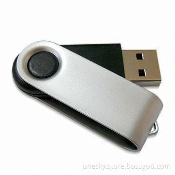 USB Flash Drive with Up to 16GB Memory Capacity, Supports Microsoft's Windows XP, Linux, and Mac OS